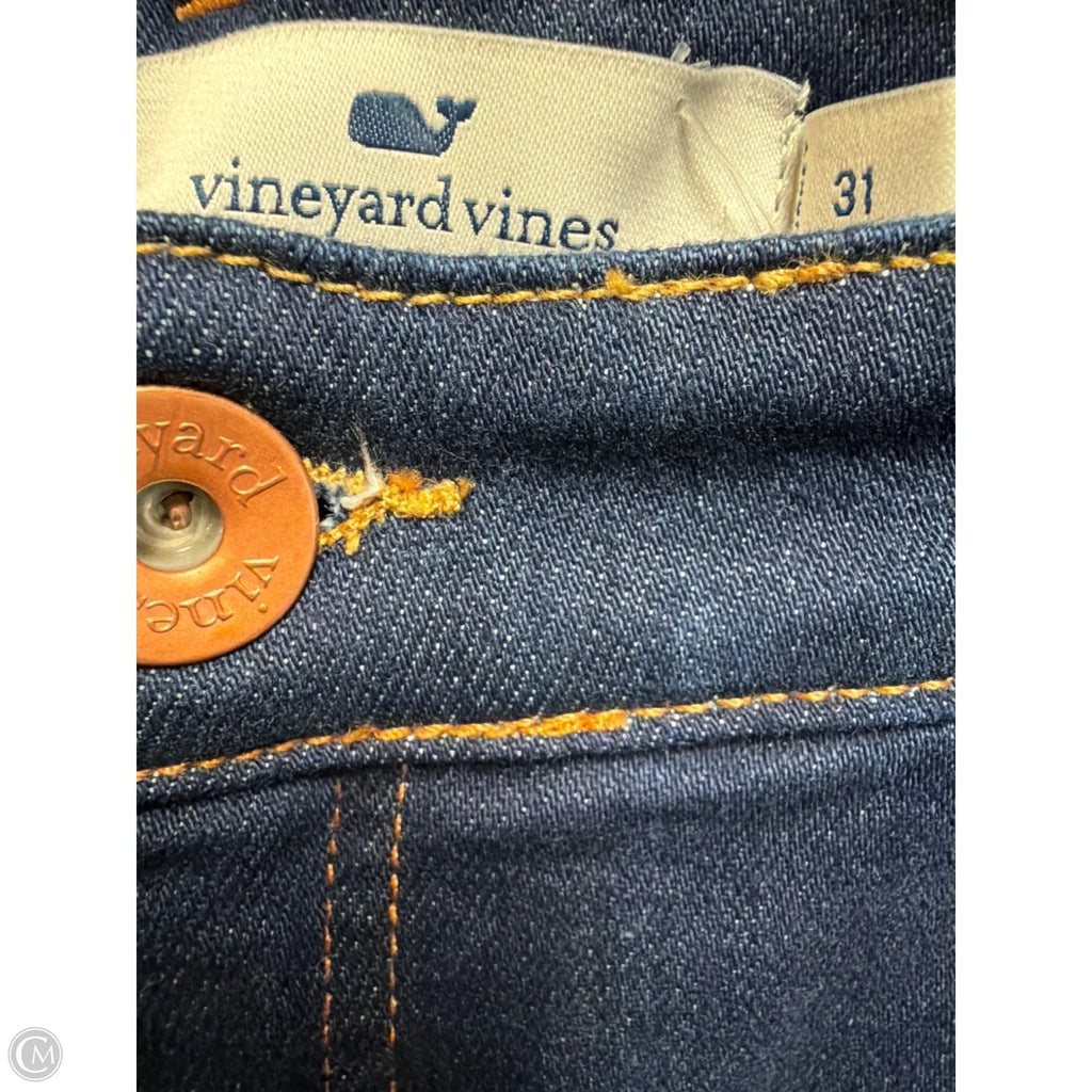 Jeans Straight By Vineyard Vines In Blue Denim, Size: 12