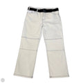 Jeans Straight By Top Shop In White Denim, Size: 10