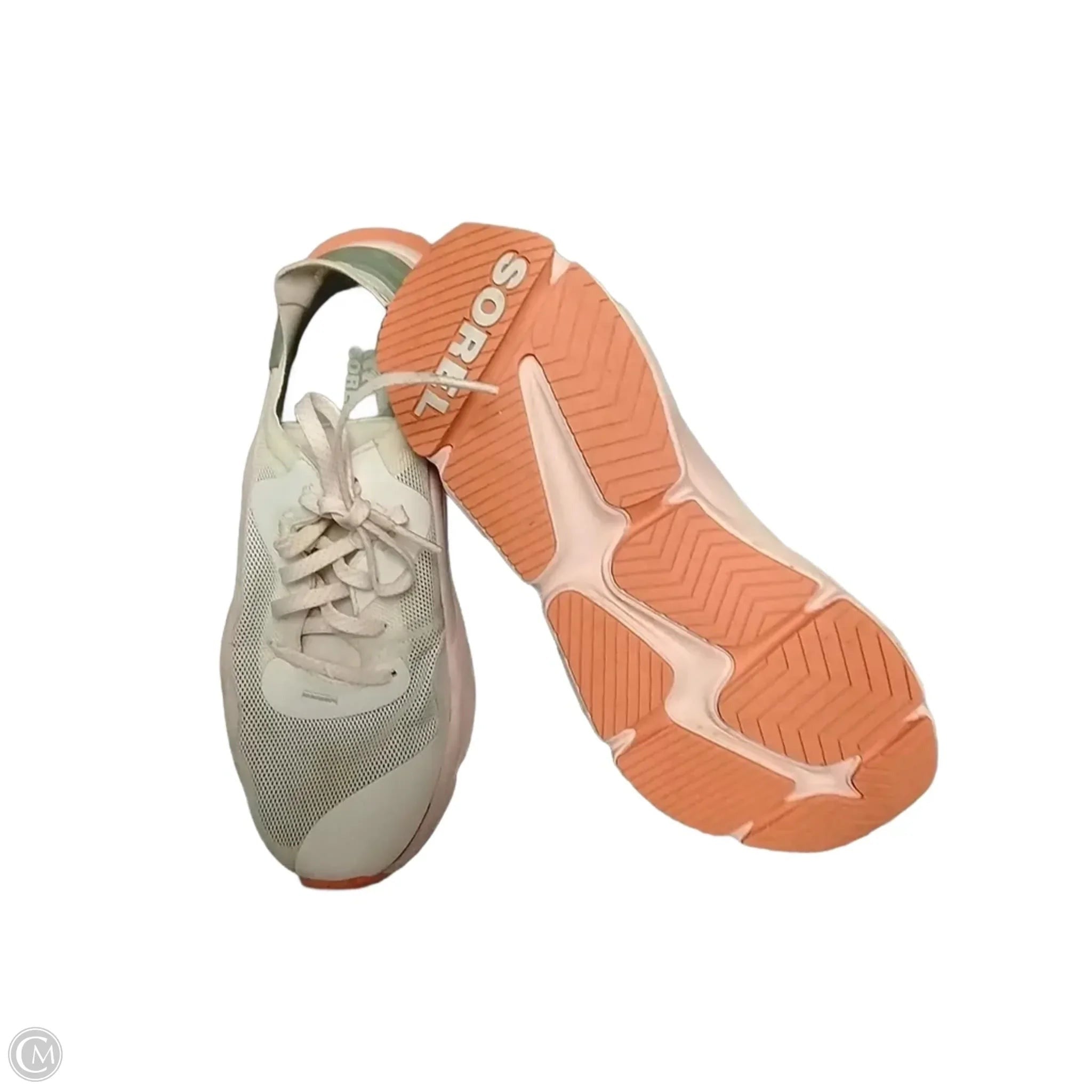 Shoes Athletic By Sorel In Pink & White, Size: 6