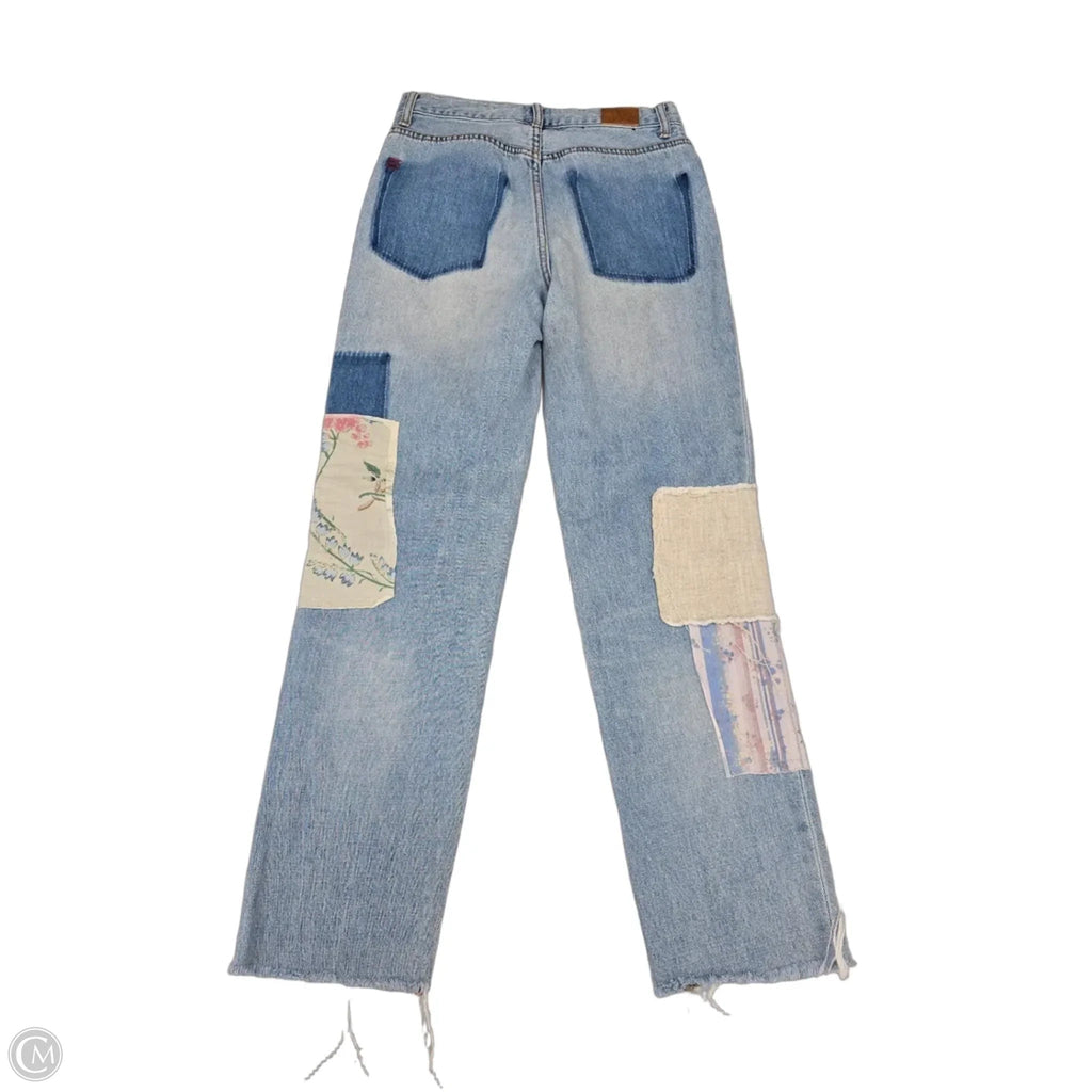 Jeans Straight By Bdg In Blue Denim, Size: 2