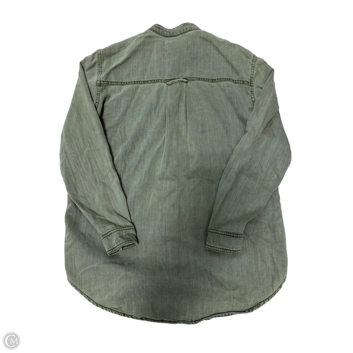 Top Long Sleeve By Anthropologie In Brown & Green, Size: Xs