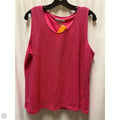 Top Sleeveless By Allison Daley In Pink, Size: L