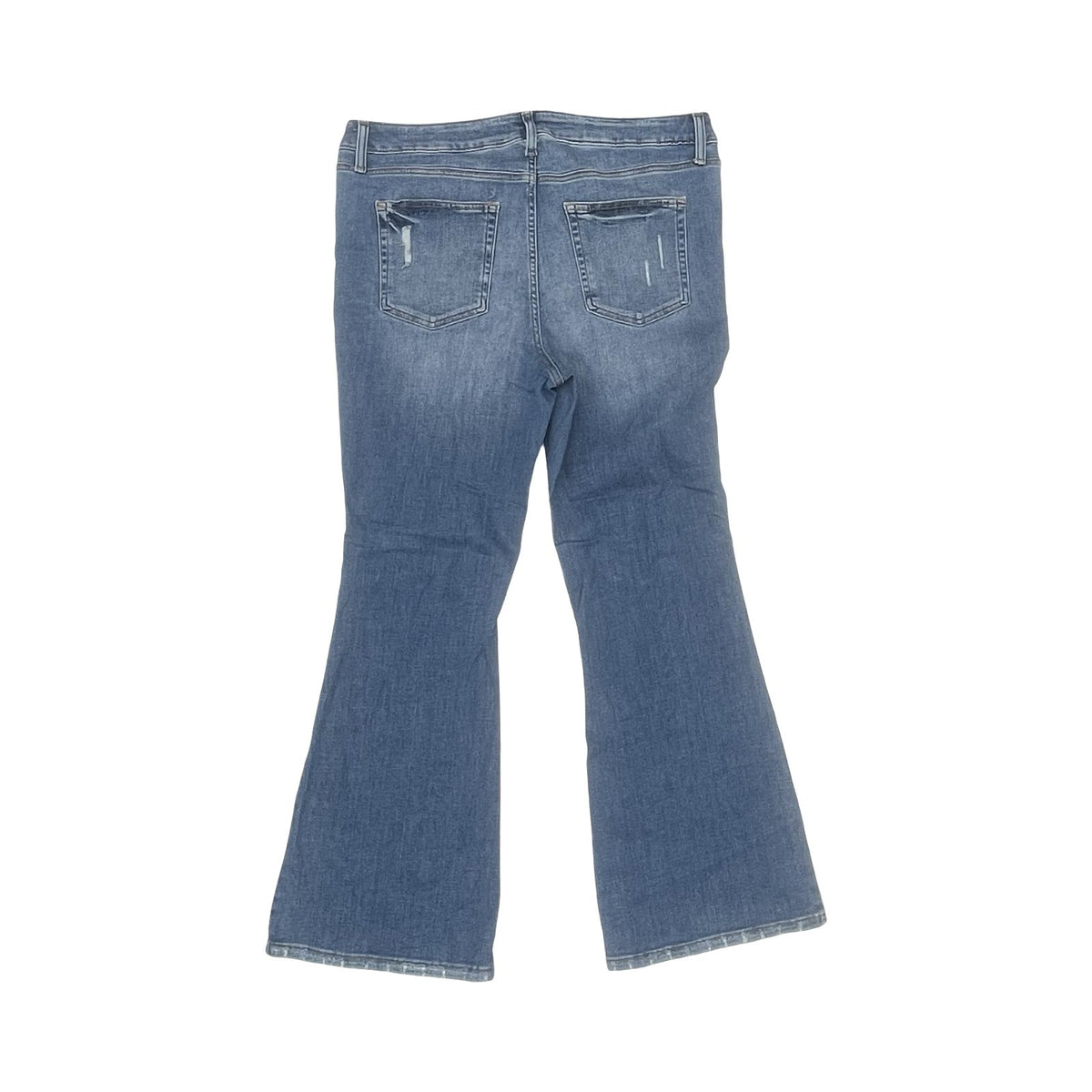 Jeans Boot Cut By Edgely In Blue Denim, Size:18W