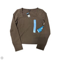 New! Top Long Sleeve By Express In Brown, Size: L