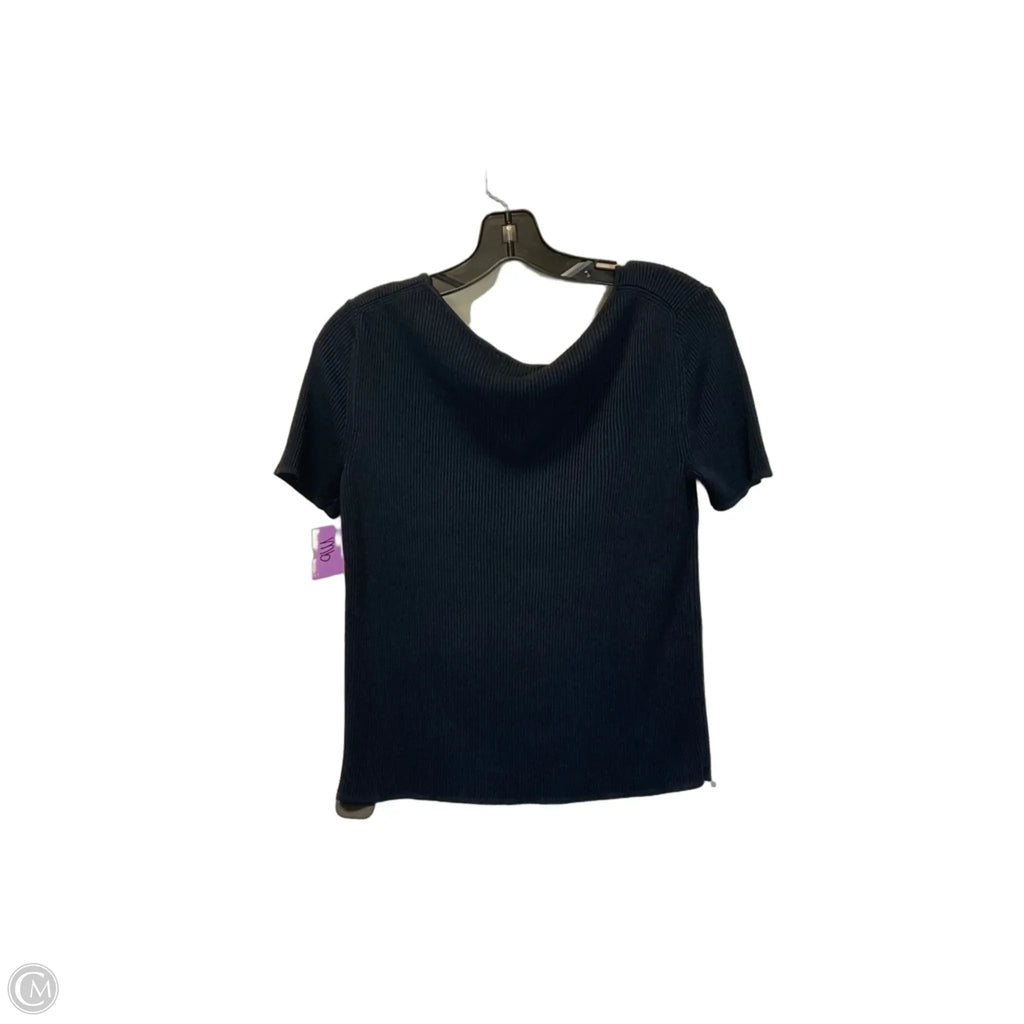 Top Short Sleeve Basic By Liz Claiborne In Blue, Size: S