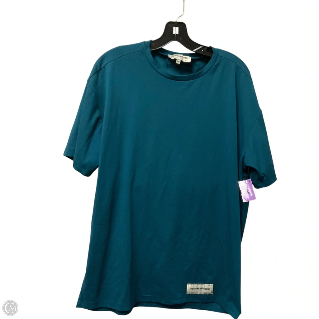 Top Short Sleeve By Clothes Mentor In Teal, Size: M