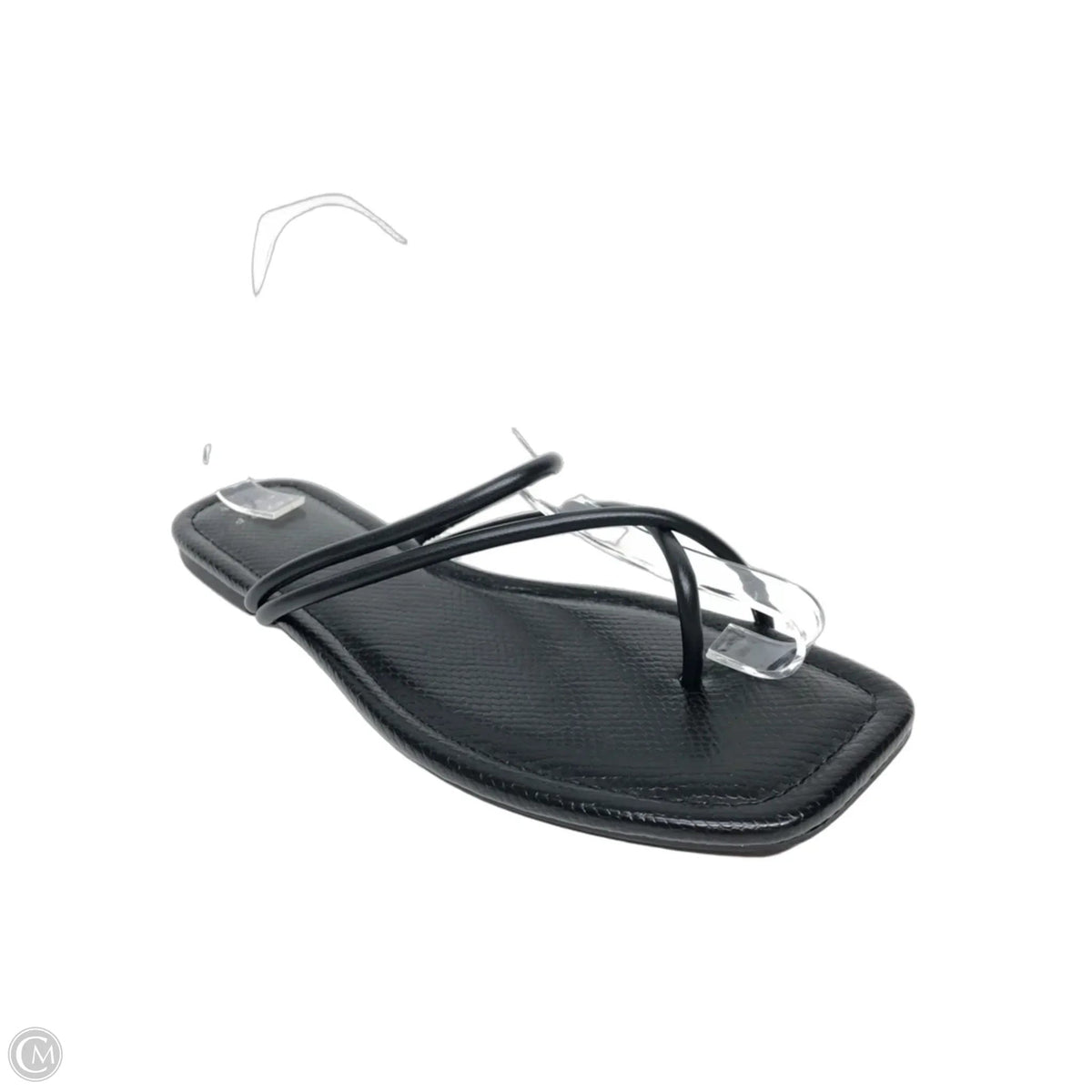 Sandals Flip Flops By A New Day In Black, Size: 10