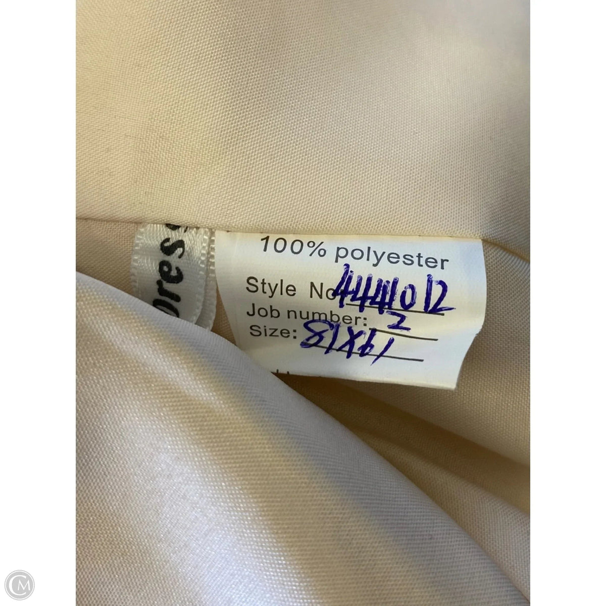 Dress Party Long By Clothes Mentor In Beige, Size: S