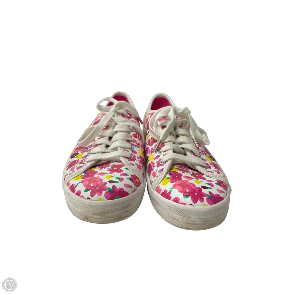 Shoes Sneakers By Keds In Pink & White, Size: 8