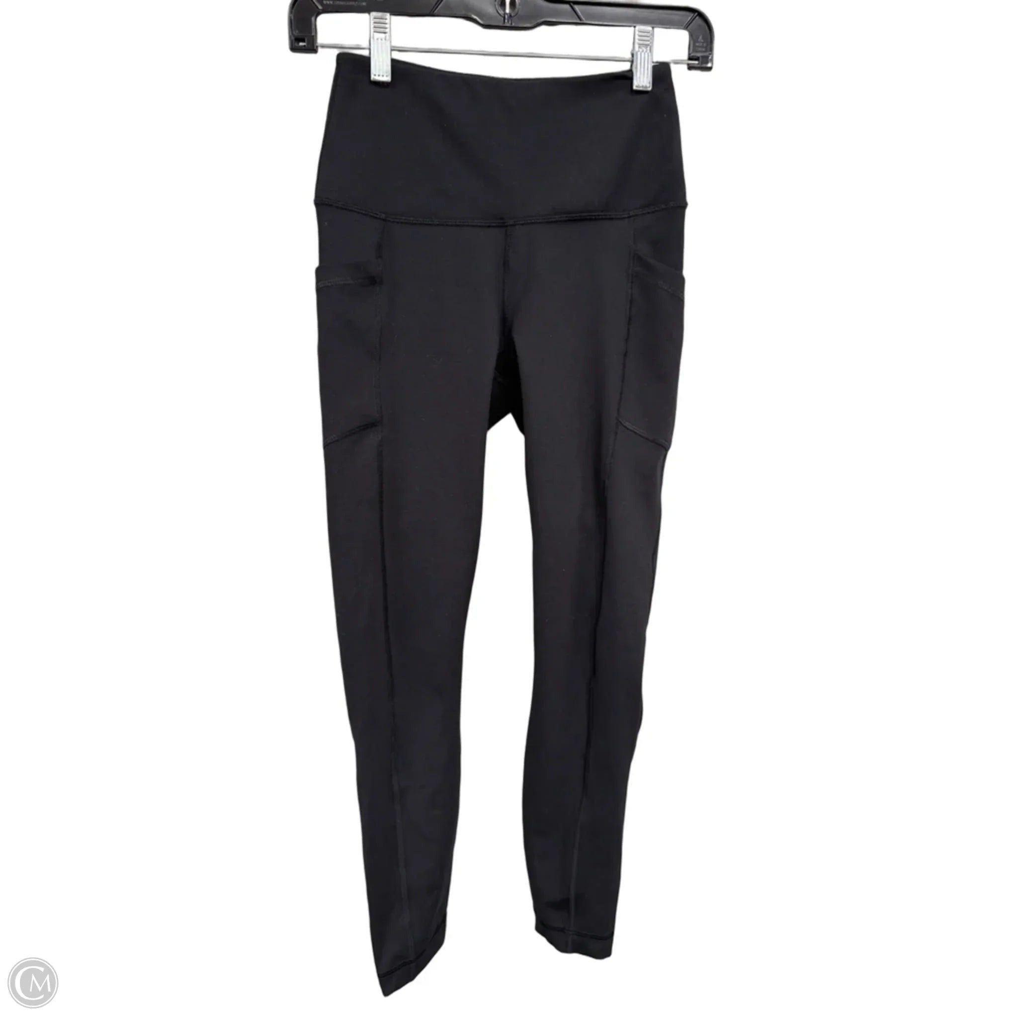 Athletic Leggings By 90 Degrees By Reflex In Black, Size: Xs