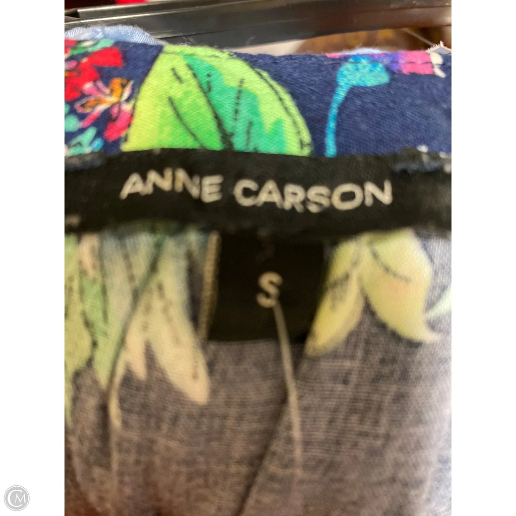 Top Sleeveless By Anne Carson In Navy, Size: S