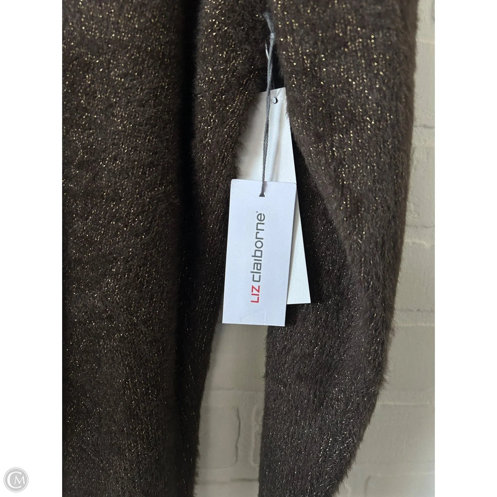 Sweater By Liz Claiborne In Brown, Size: Xl