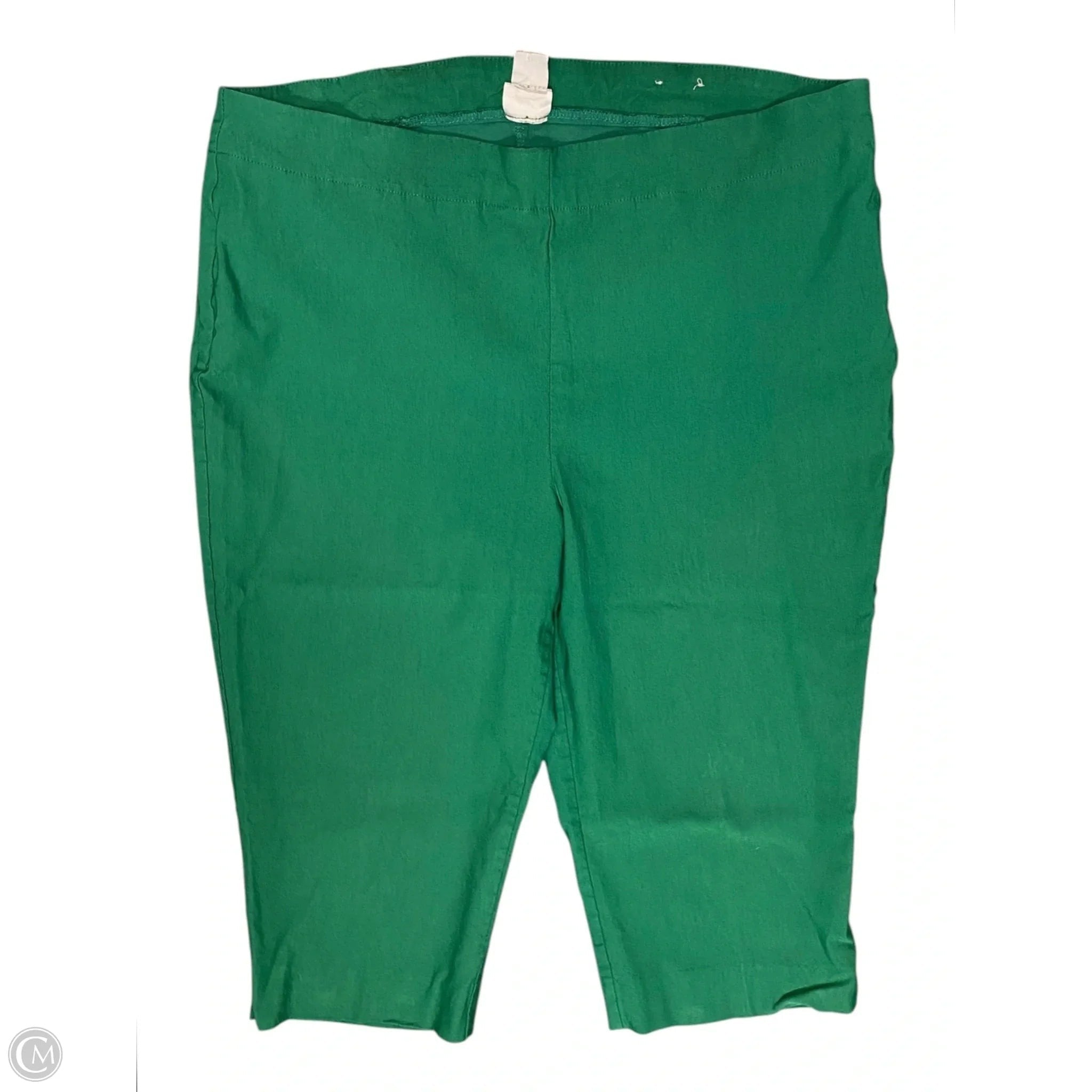 Capris By Chicos In Green, Size: Xl