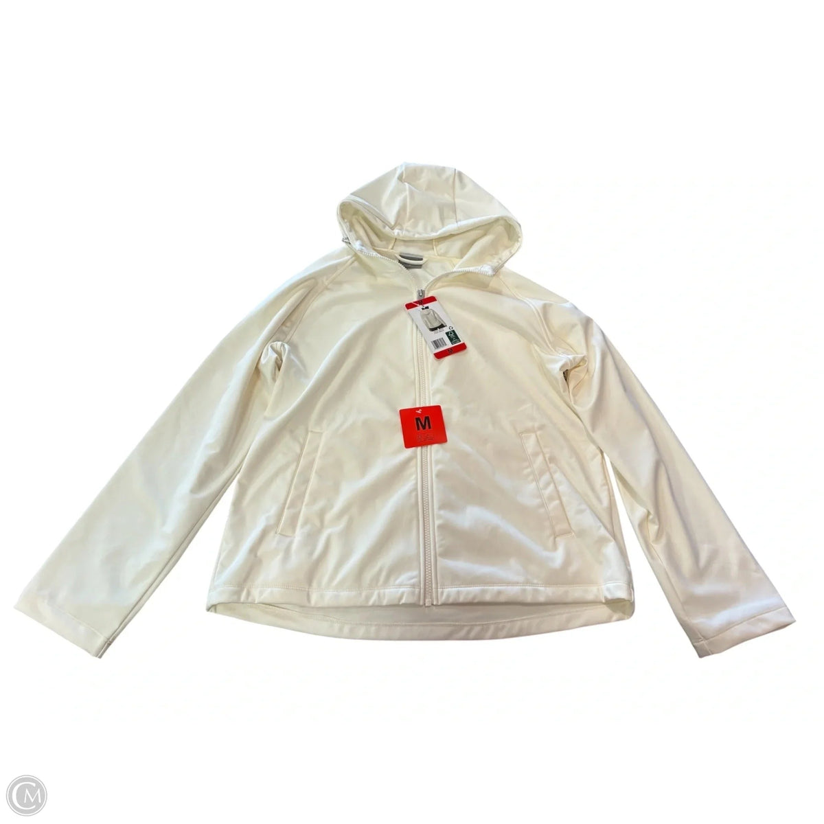 Athletic Jacket By 32 Degrees In Cream, Size: M