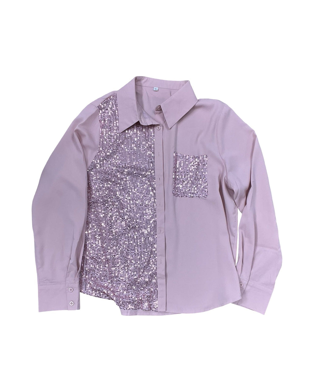 Blouse Ls By Clothes Mentor In Pink, Size:Xl