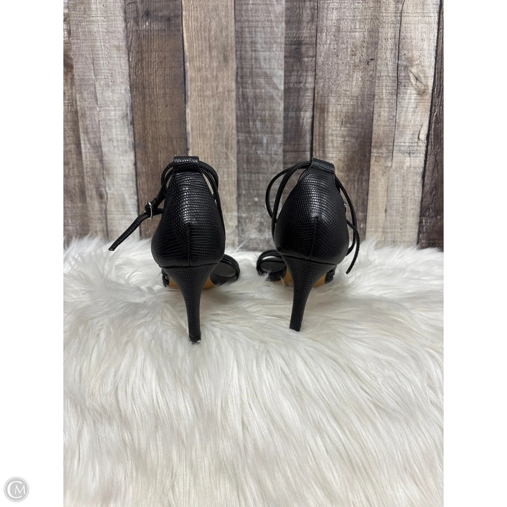 Sandals Heels Stiletto By Free People In Black, Size: 8