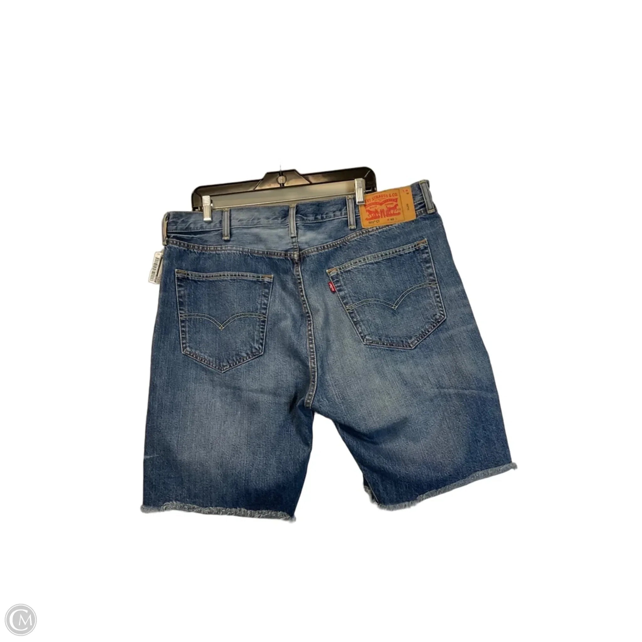 Shorts By Levis In Blue Denim, Size: 18