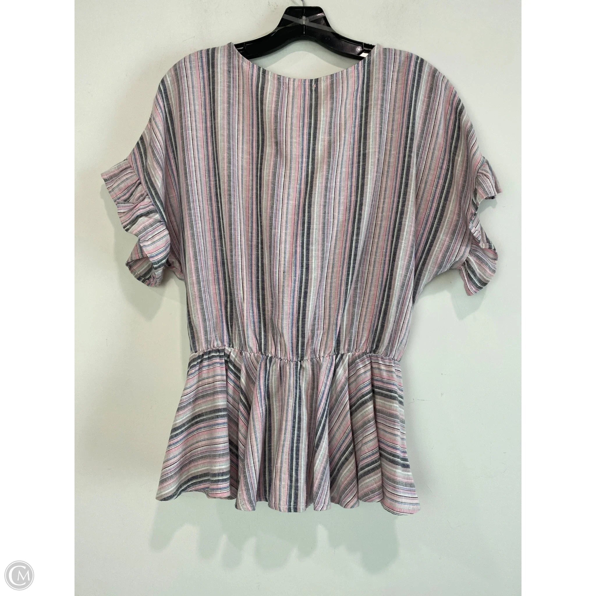 Top Short Sleeve By Mi Ami In Pink, Size: M
