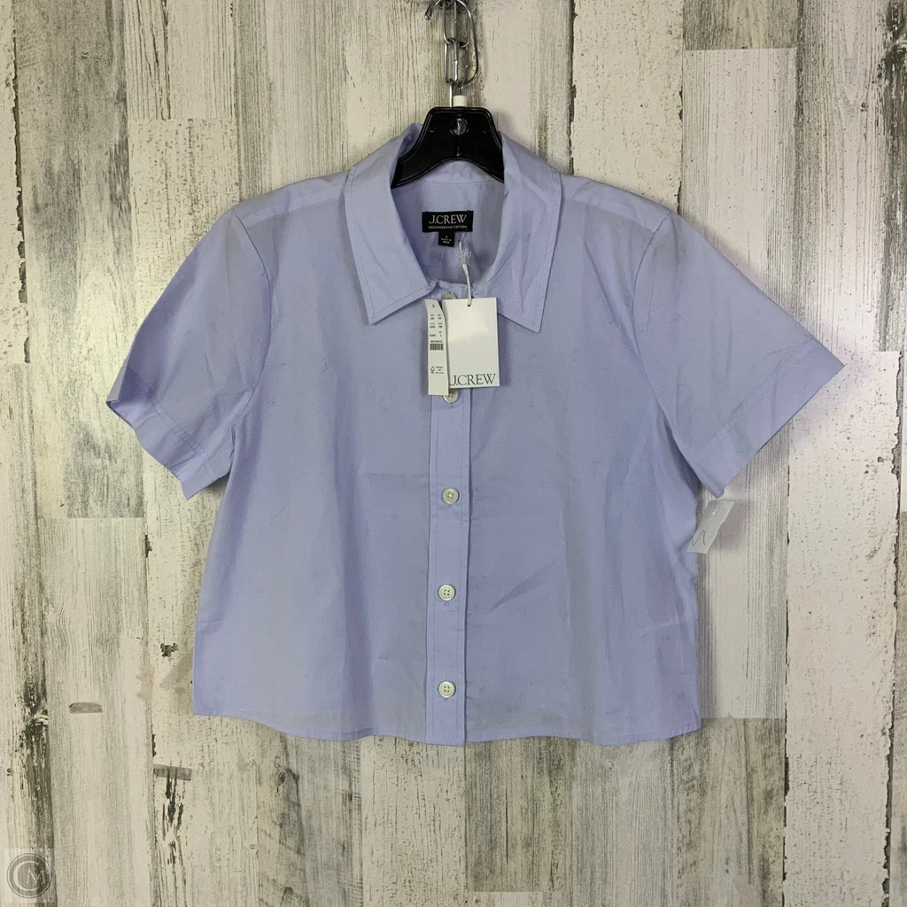 Top Short Sleeve By J. Crew In Blue, Size: M