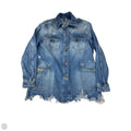 Jacket Denim By Free People In Blue Denim, Size: S