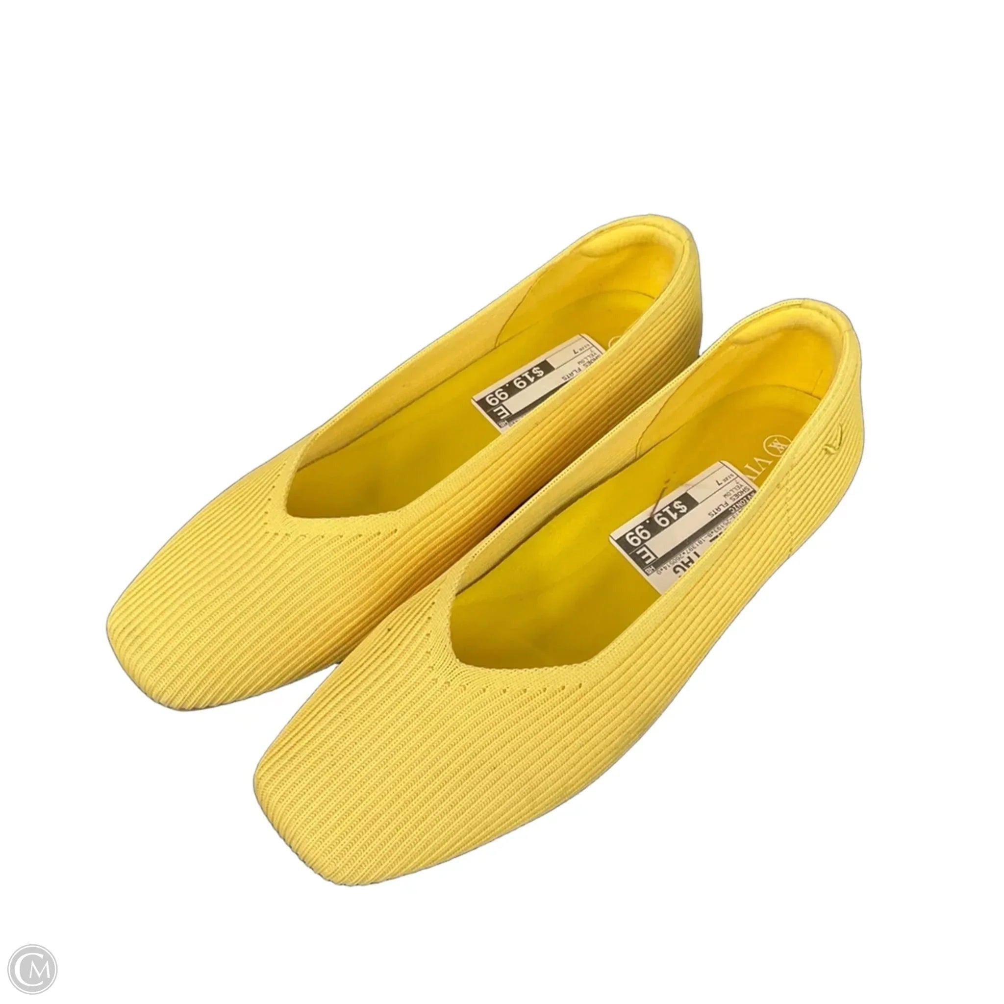 Shoes Flats By Vionic In Yellow, Size: 7