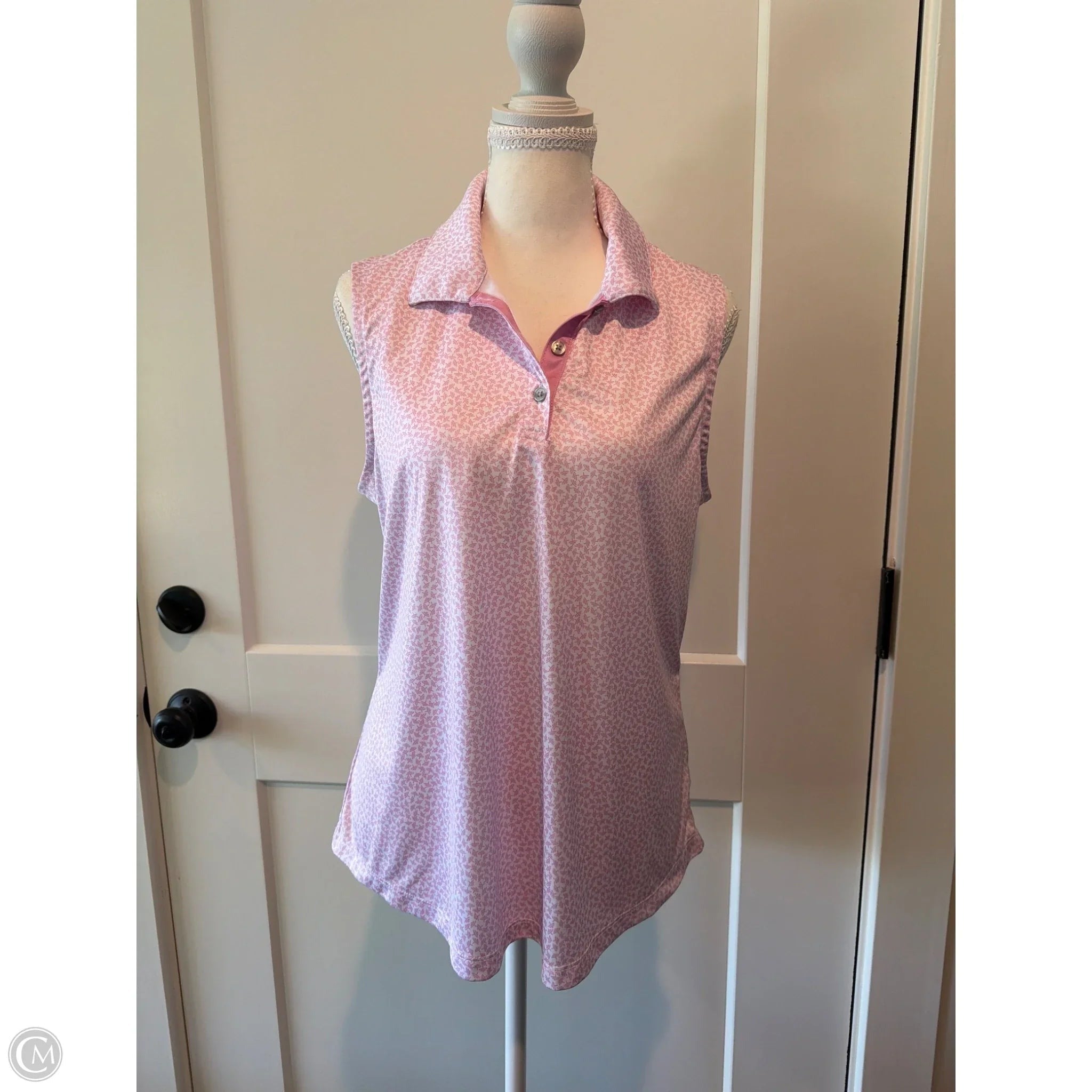 Athletic Tank Top By Greg Norman In Pink, Size: L