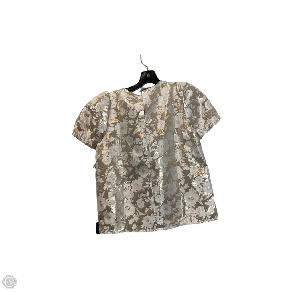 Top Short Sleeve Basic By J. Crew In Tan, Size: Xs