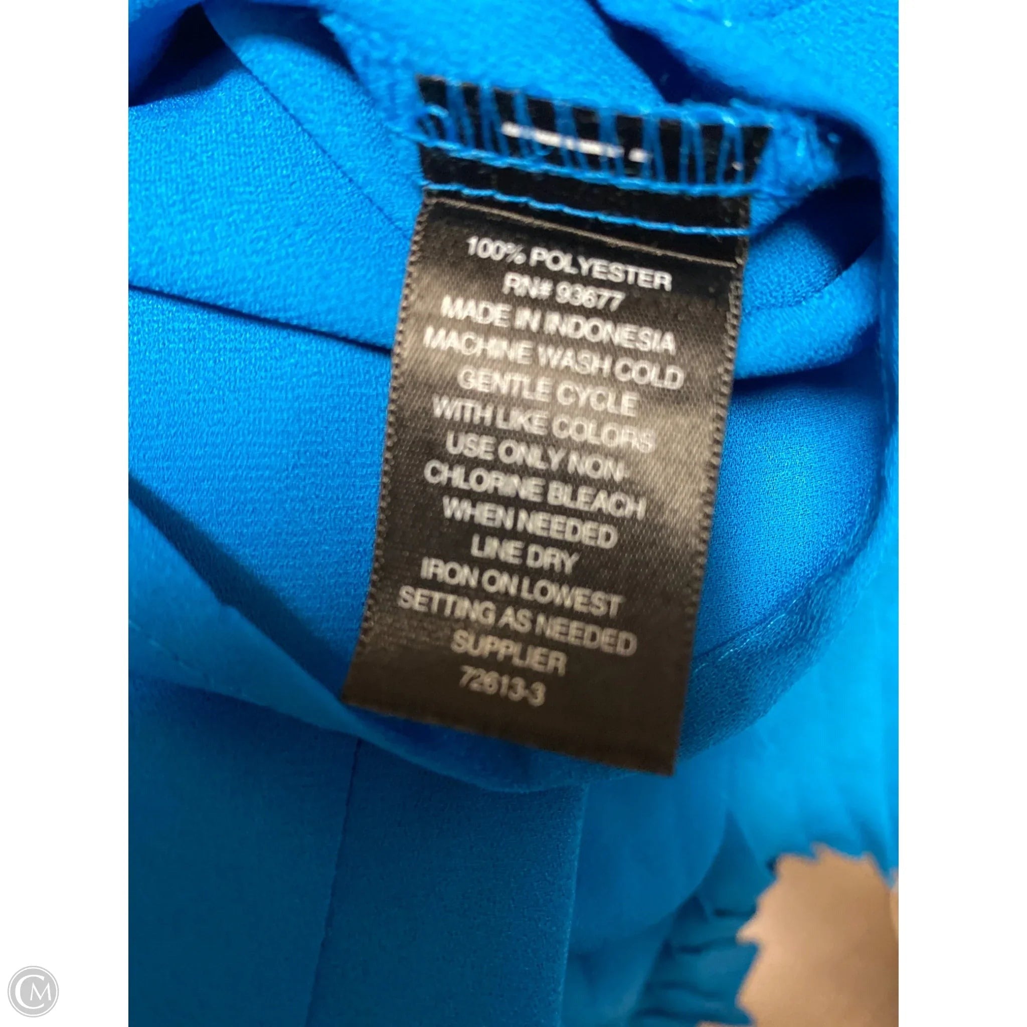 Top Long Sleeve By Worthington In Blue, Size: Xl