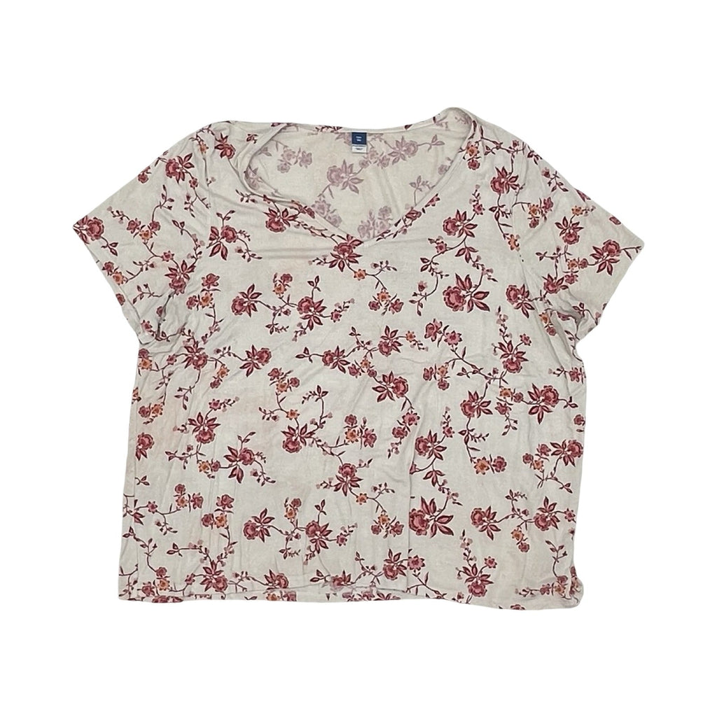 Blouse Ss By Old Navy In Cream, Size:Xxl