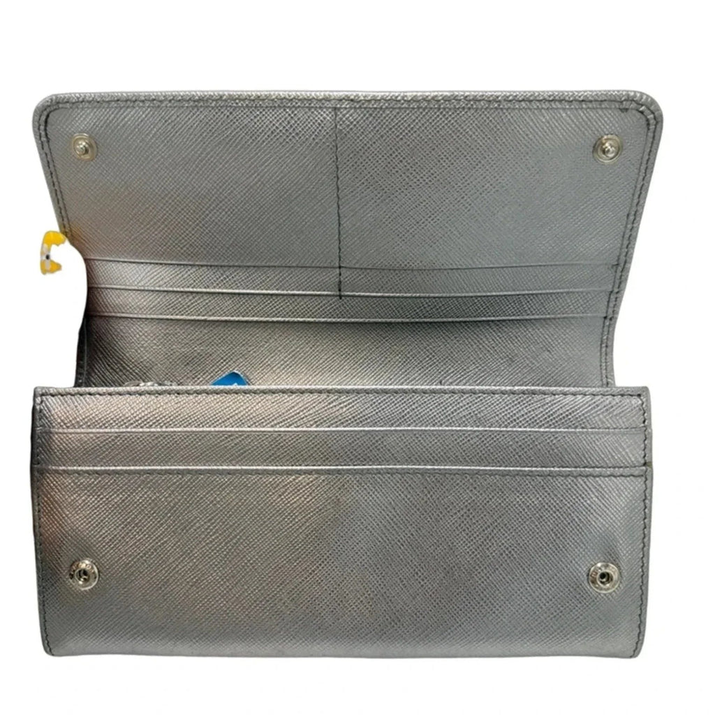 Prada Saffiano Continental Flap Luxury Wallet