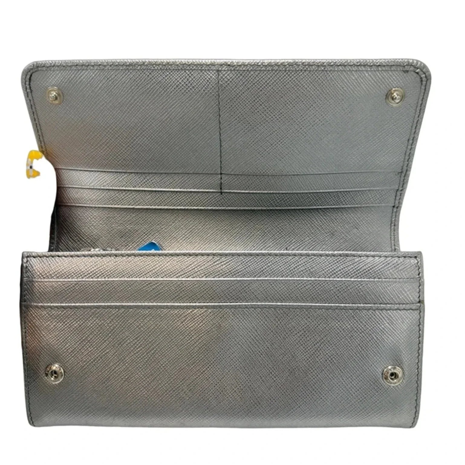 Prada Saffiano Continental Flap Luxury Wallet