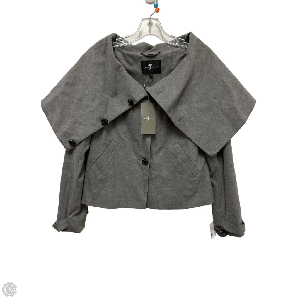 Jacket Fleece By 7 For All Mankind In Grey, Size: S
