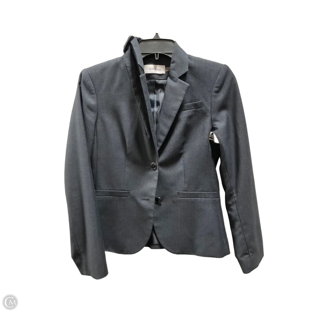 Blazer By Calvin Klein In Navy, Size: Xs