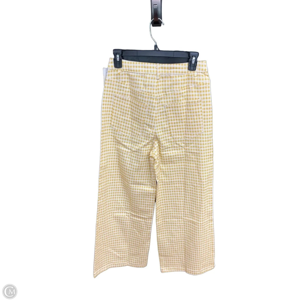 Pants Wide Leg By Entro In Yellow, Size: 4