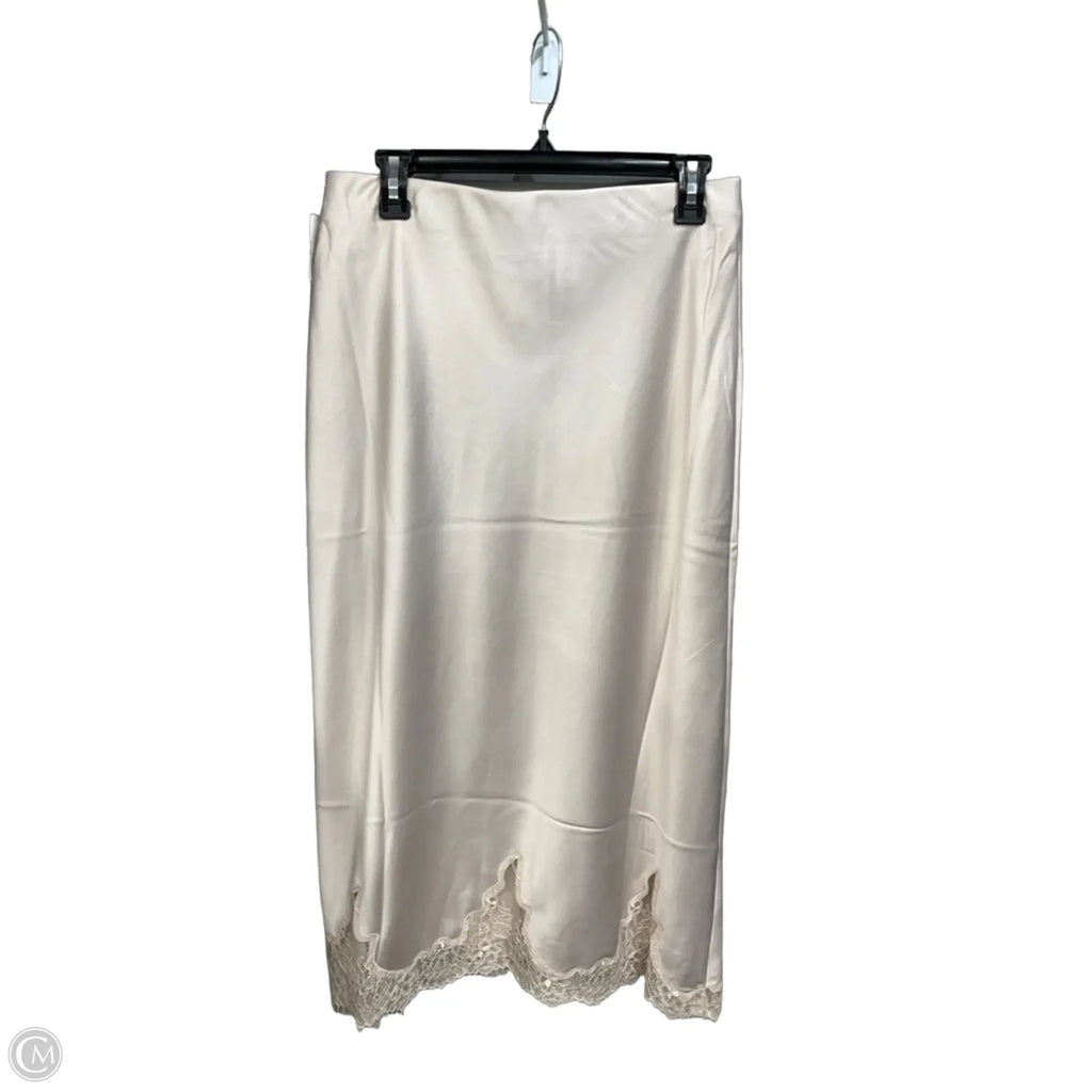 Skirt Maxi By Scoop In Beige, Size: 8