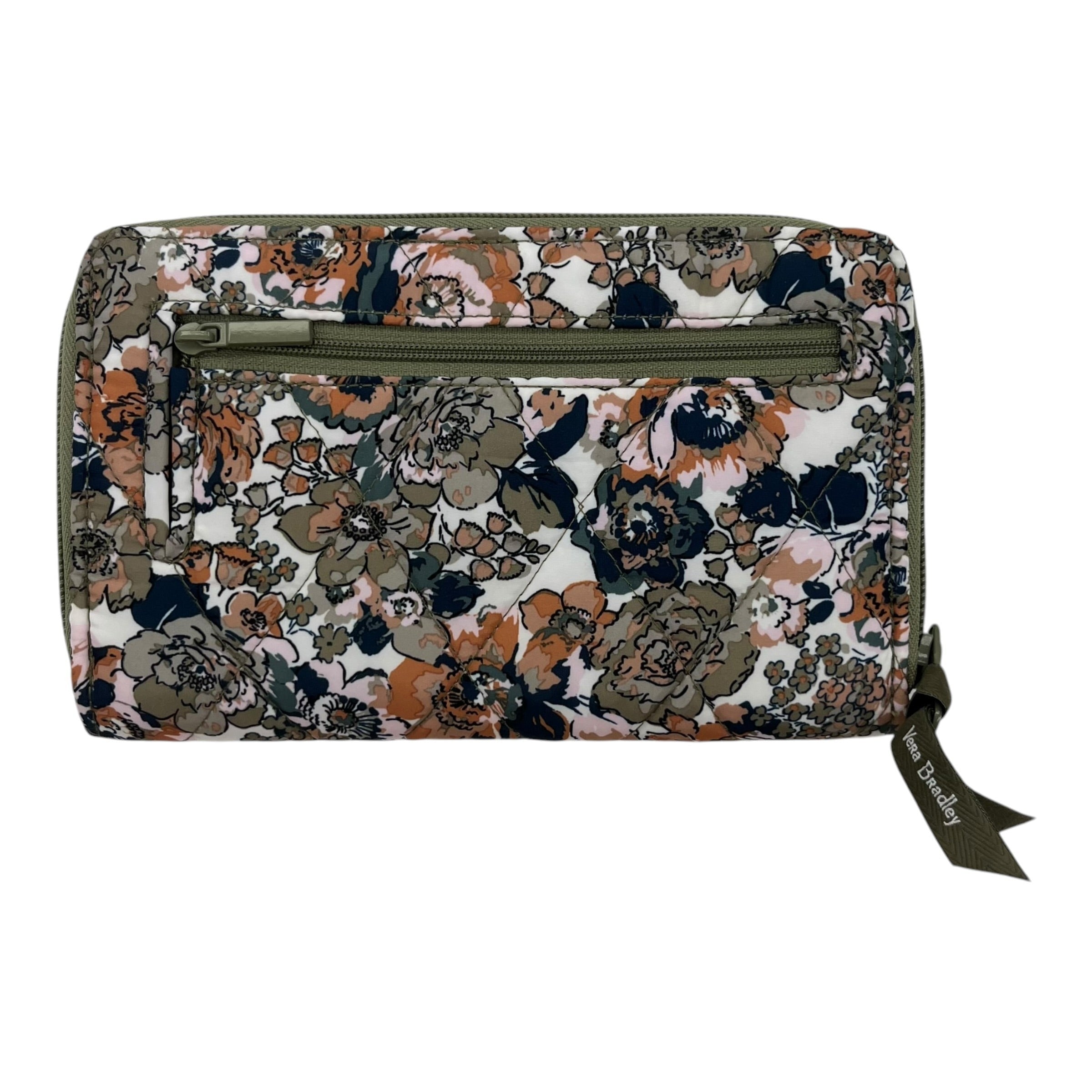 Wallet By Vera Bradley In Blue & Green, Size:Large