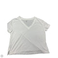 Top Short Sleeve By Lou And Grey In White, Size: M