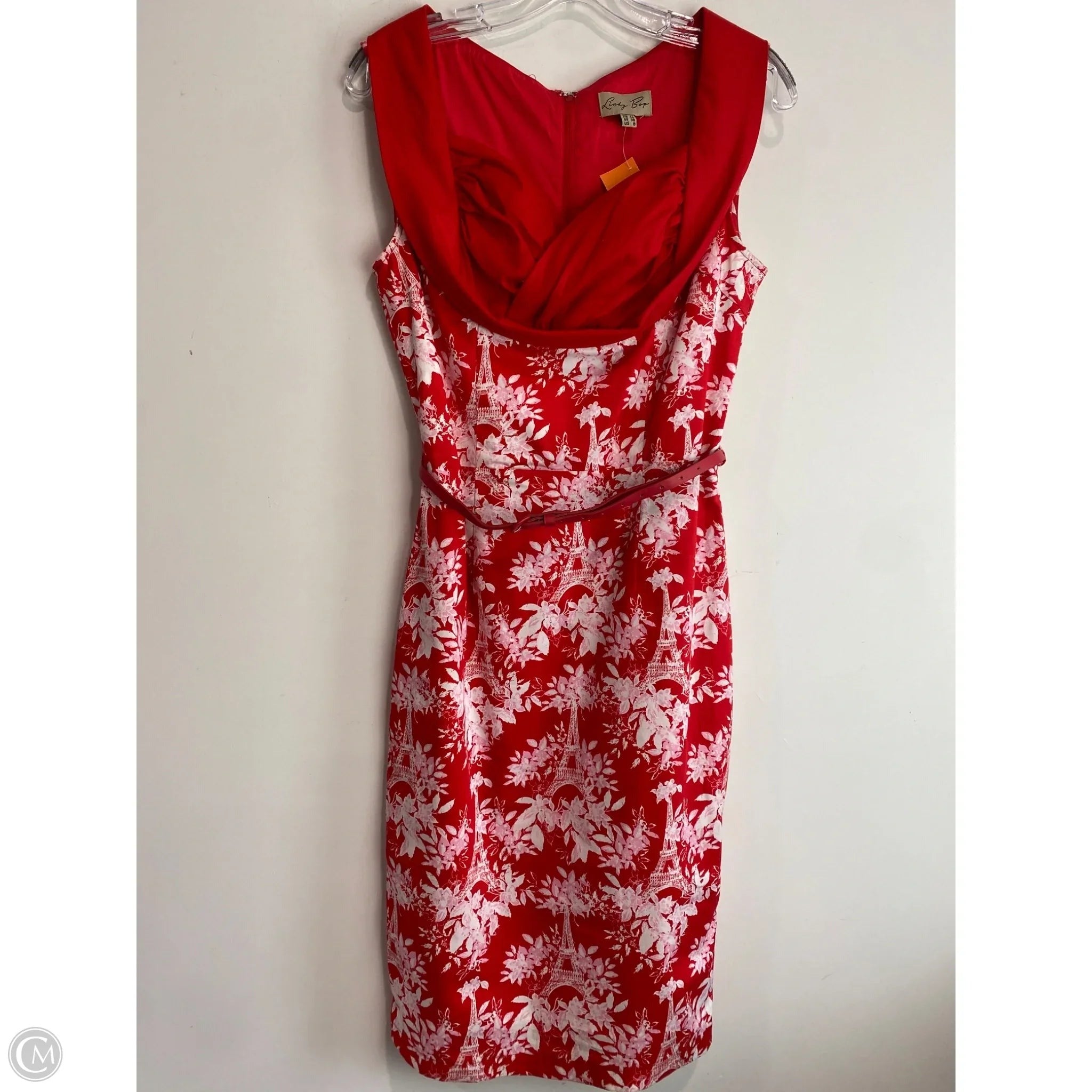 Dress Casual Midi By Clothes Mentor In Red, Size: L
