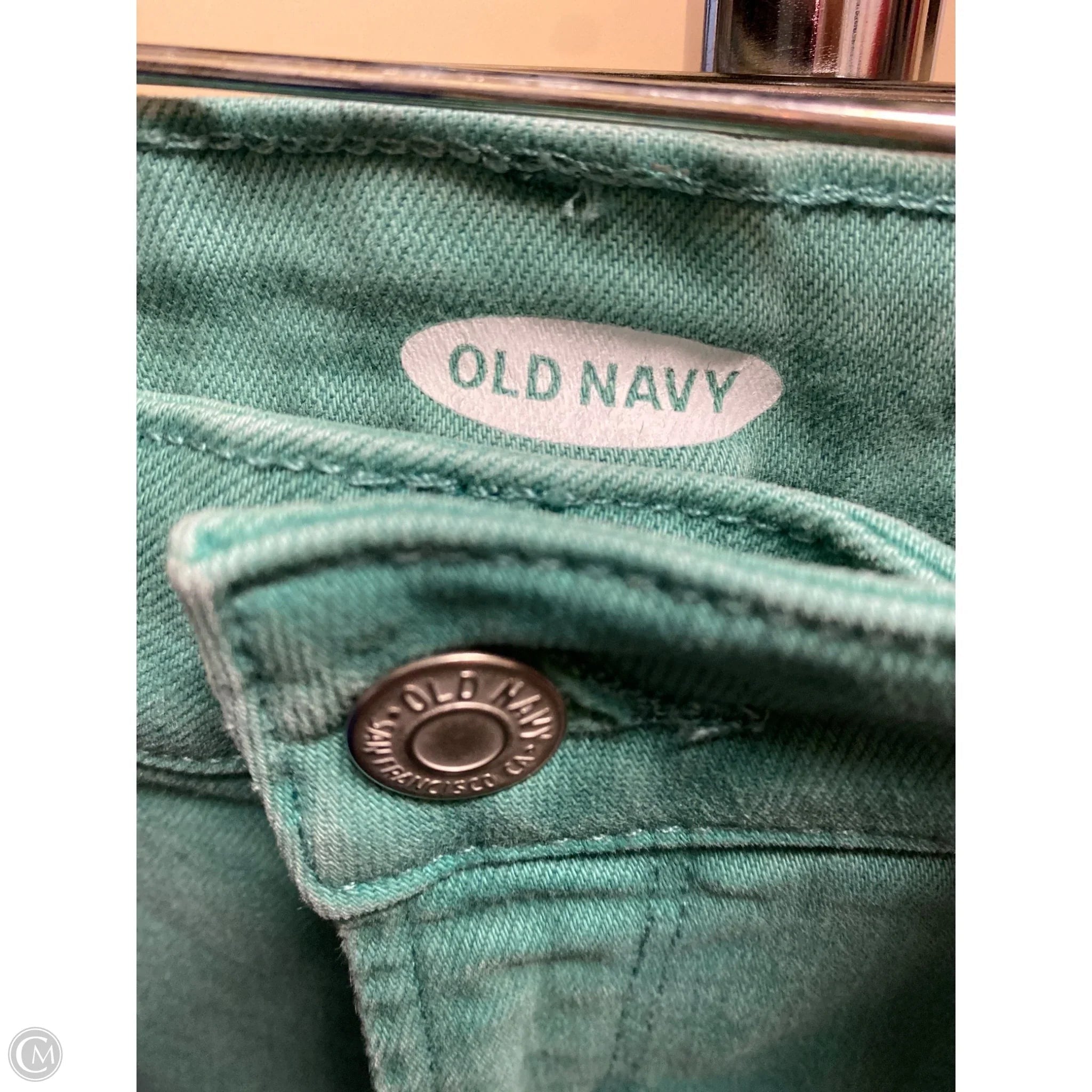 Shorts By Old Navy In Green Denim, Size: 6