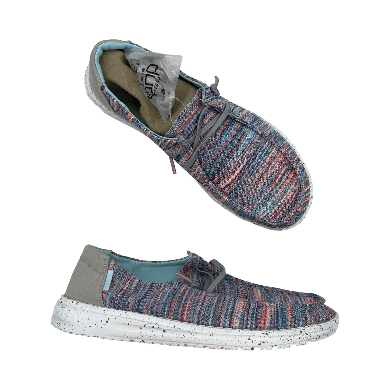 Shoes Flats By Hey Dude In Multi, Size:7