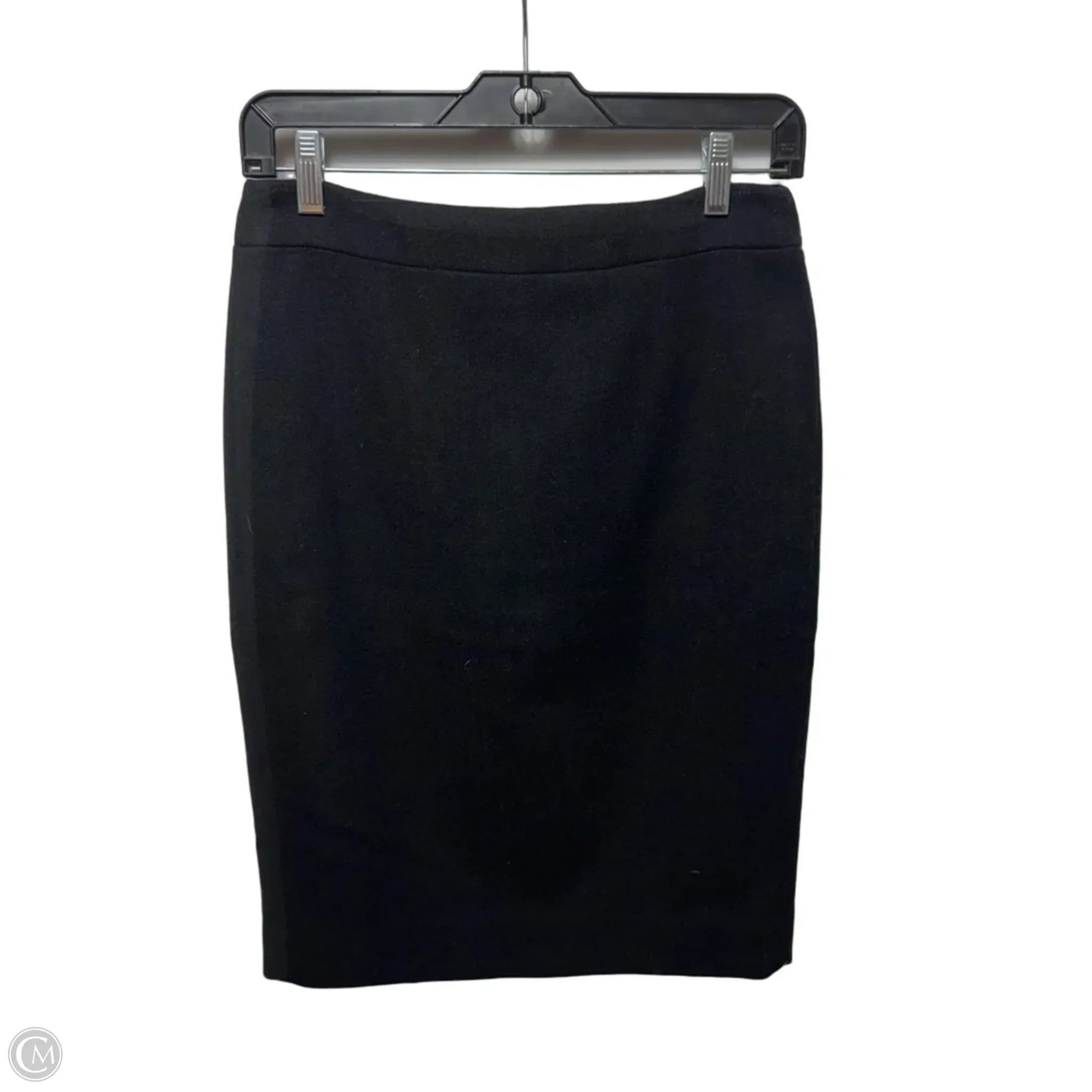 Skirt Midi Wool Blend By J. Crew In Black, Size: 0