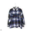 Jacket Shirt By Workshop In Plaid Pattern, Size: Xl