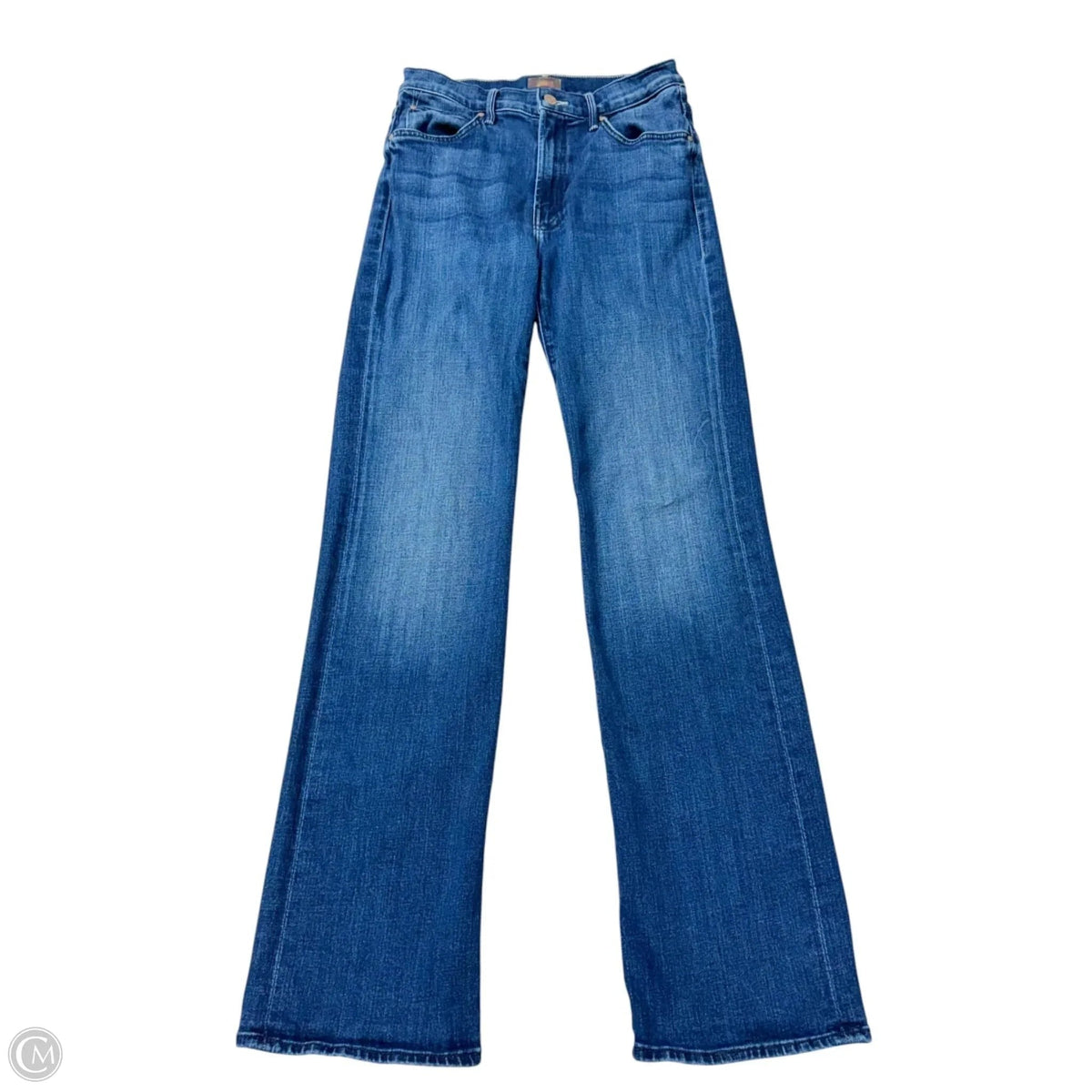 Jeans Boot Cut By Mother In Blue Denim, Size: 4