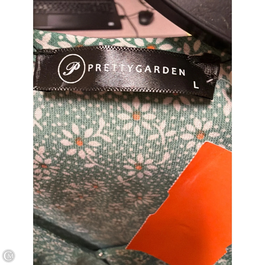 Dress Casual Maxi By Prettygarden In Green, Size: L