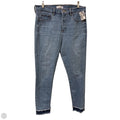 Jeans Skinny By Loft In Blue Denim, Size: 10