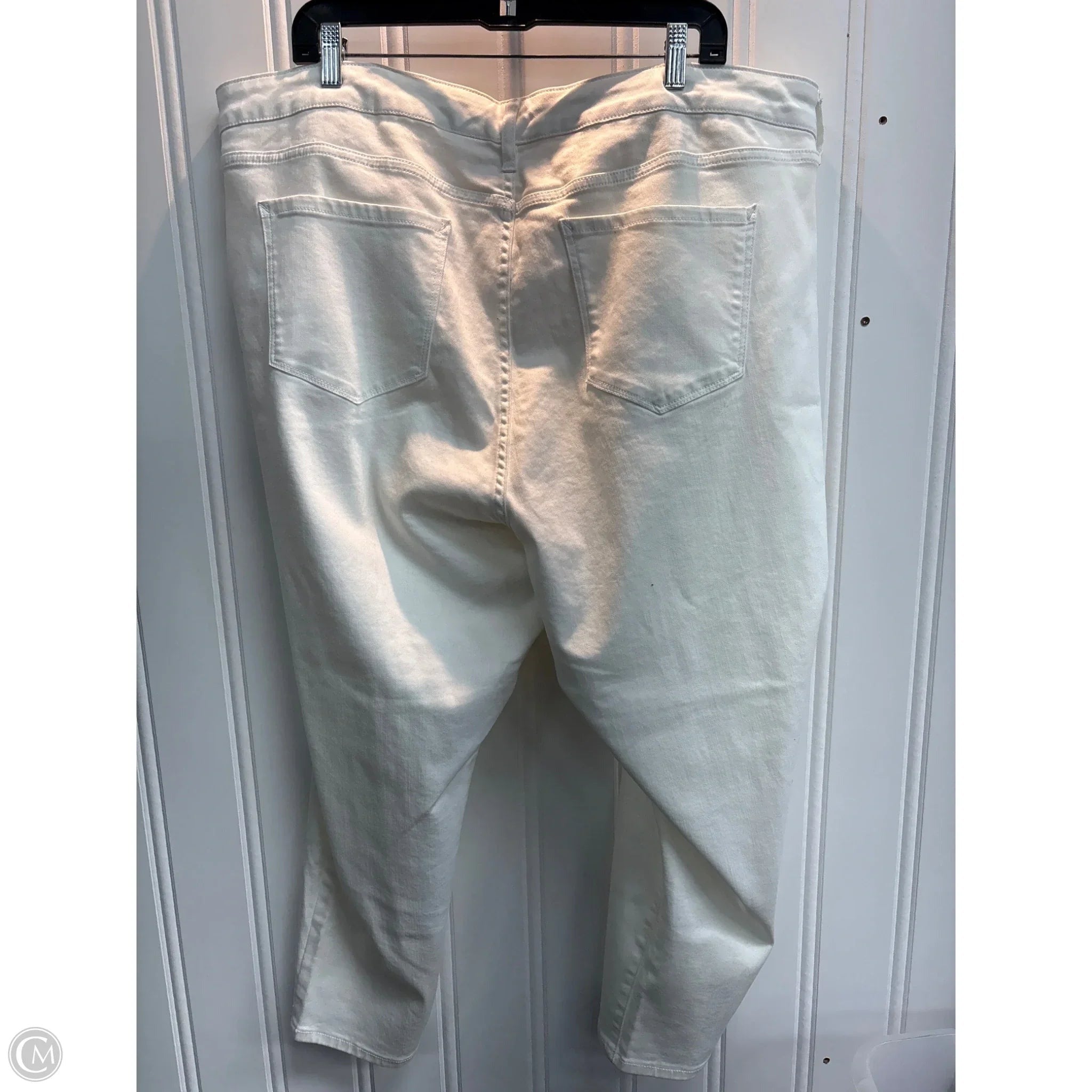 Jeans Cropped By Ana In White Denim, Size: 24