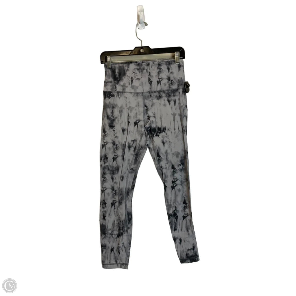 Athletic Leggings By Lululemon In Grey, Size: 8