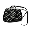 Handbag Designer By Karl Lagerfeld In Black & White, Size:Medium