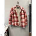 Jacket Faux Fur & Sherpa By Natural Reflections In Plaid Pattern, Size: M