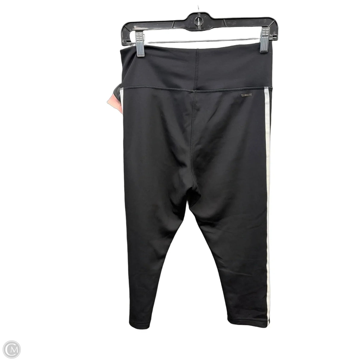 Athletic Leggings Capris By Adidas In Black, Size: M